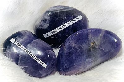 Banded Amethyst Chunk