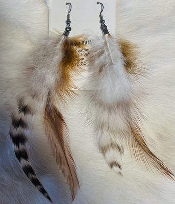Long Feather Earrings