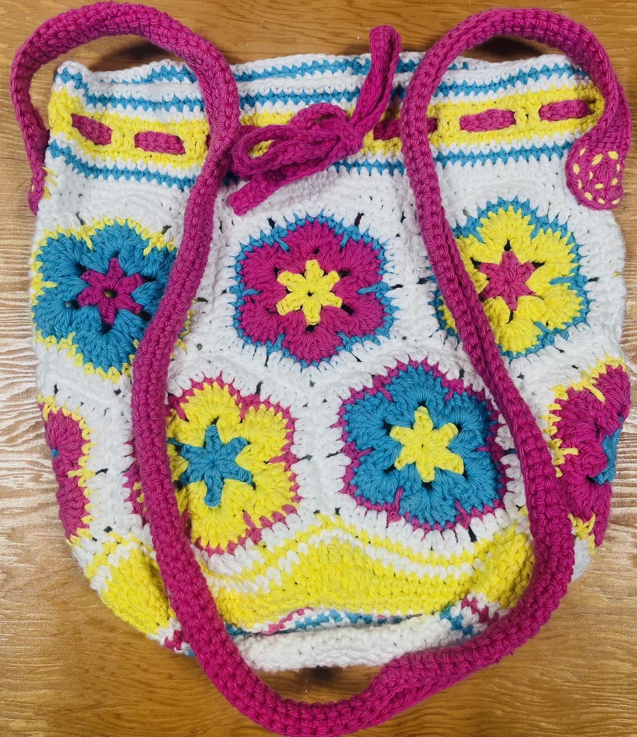 Bag/ African Flower White