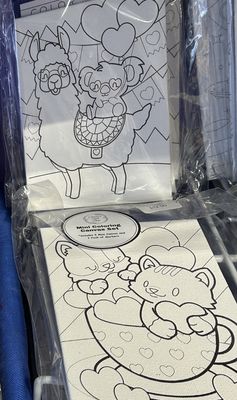 Mini Coloring Canvas Set