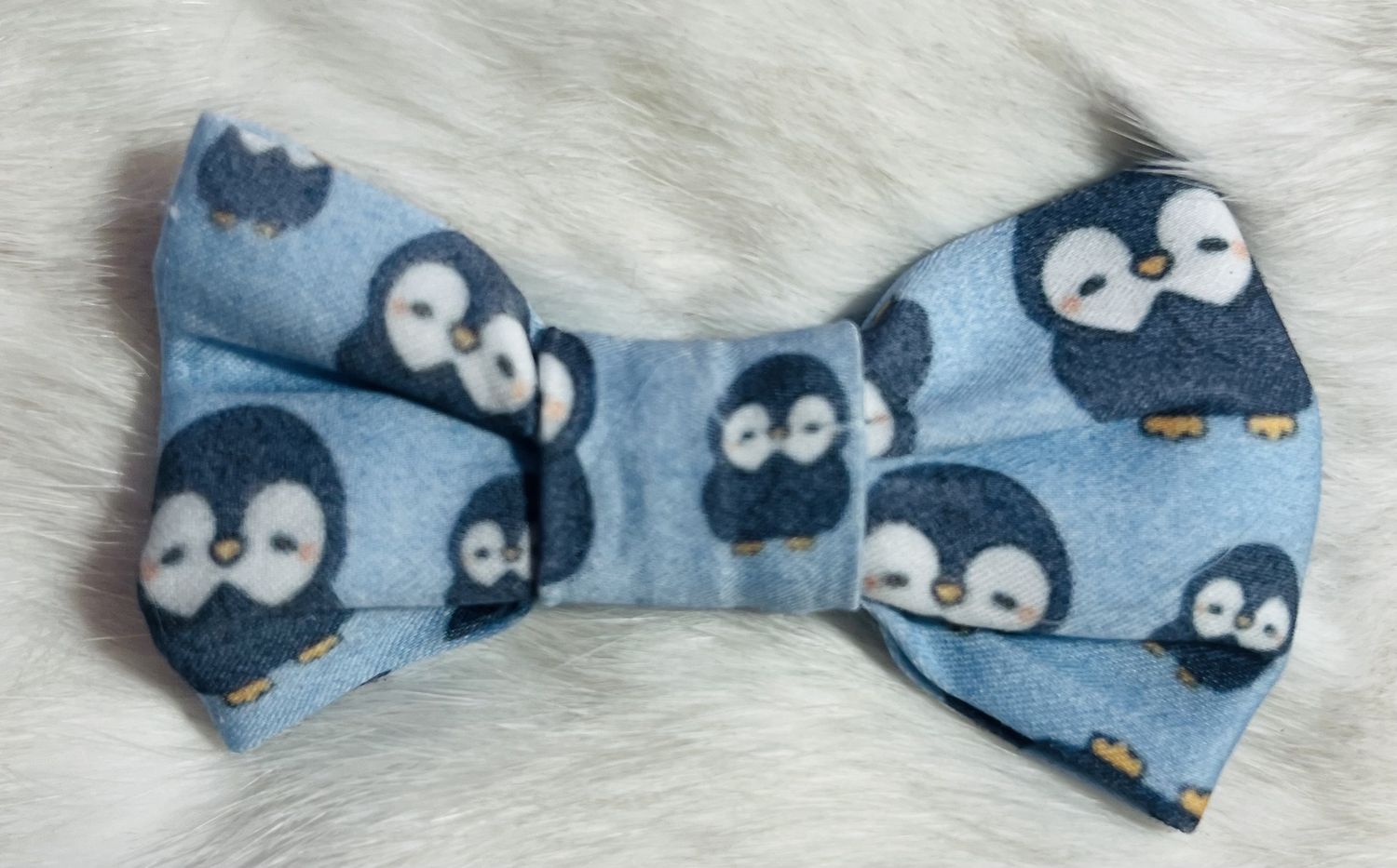 Bow, Attribute: Blue with Penguin