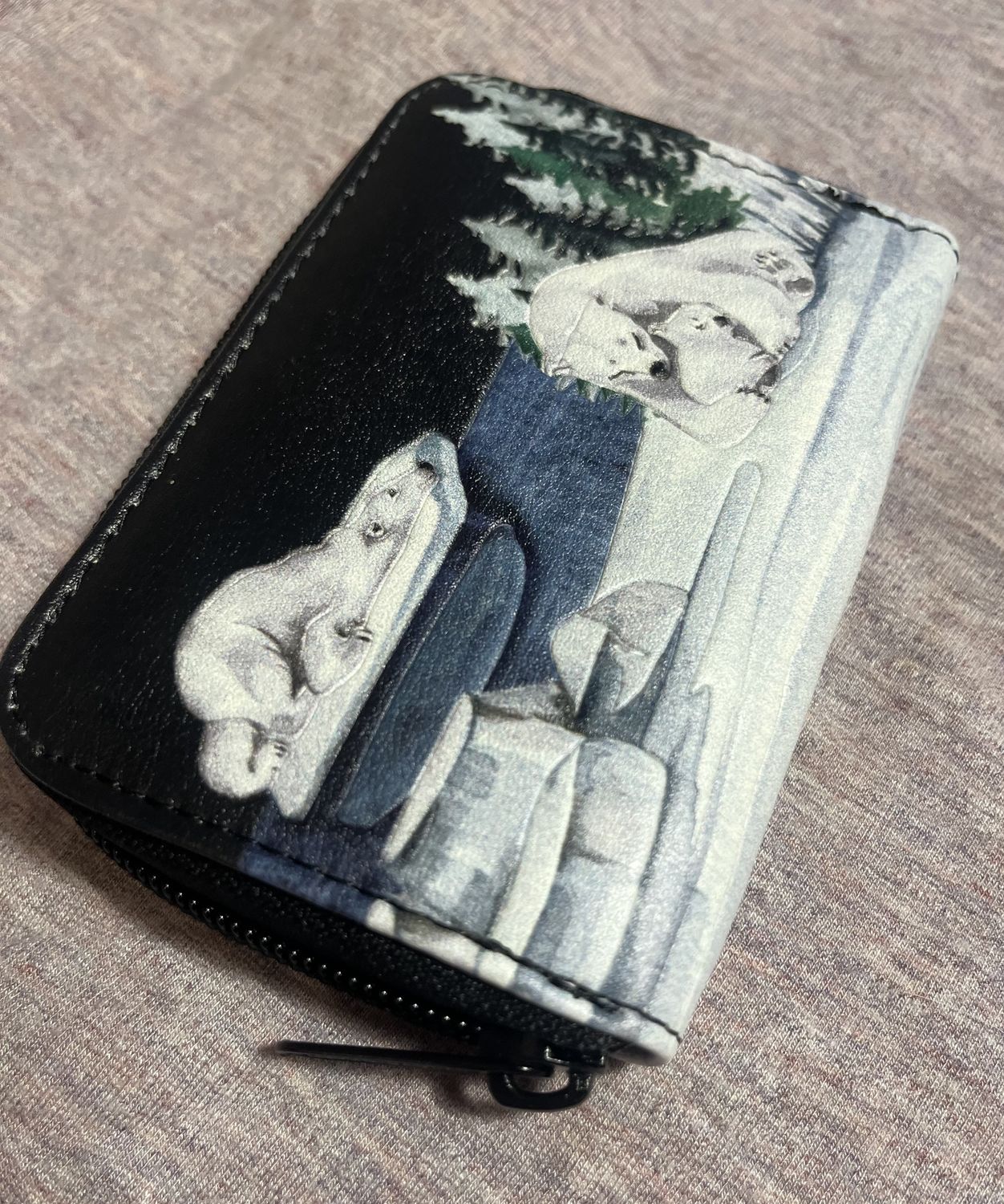 Coin Wallet, design: polar bear