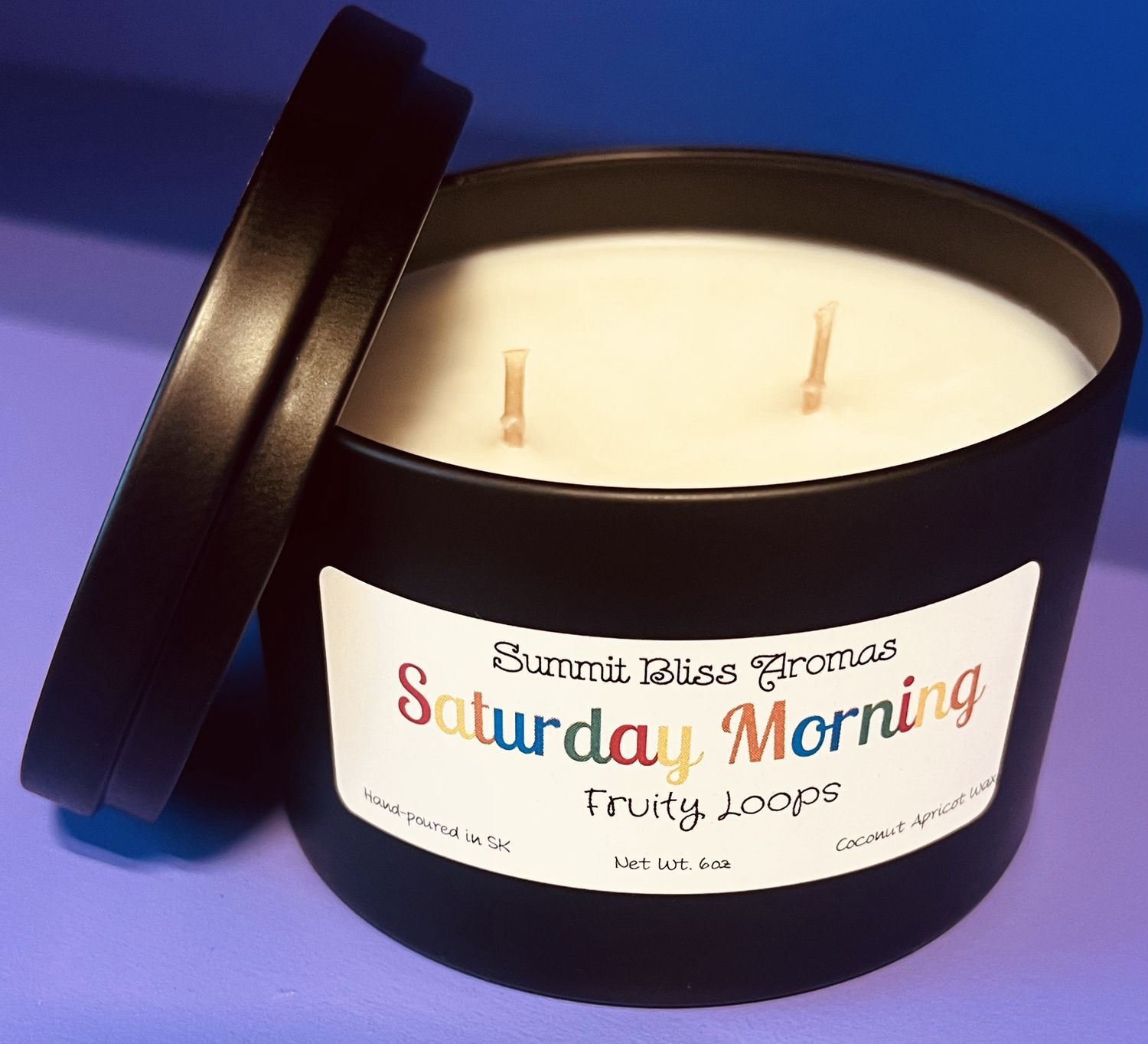 Bliss Pour Candles, scent: Sat Morning