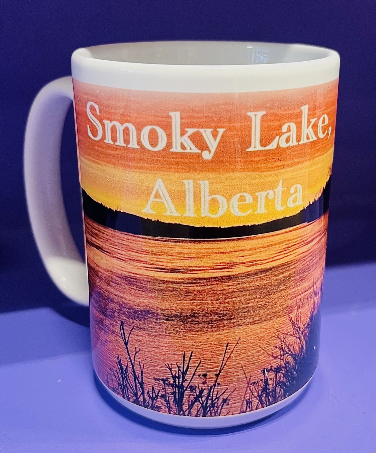 15 0z  Sublimated Mug, design: Smoky Lake
