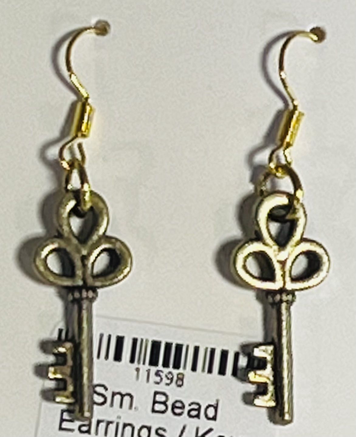 Sm. Bead Earrings, design: Key