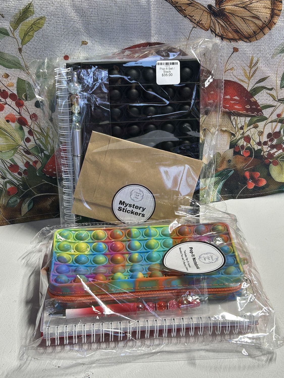 Pop-It Set, Colour: Black