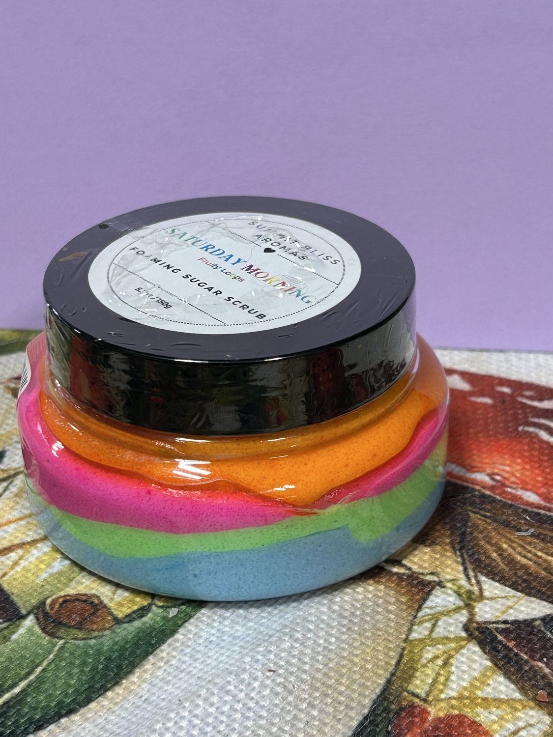 Bliss Foaming sugar scrub, scent: Sat Morning