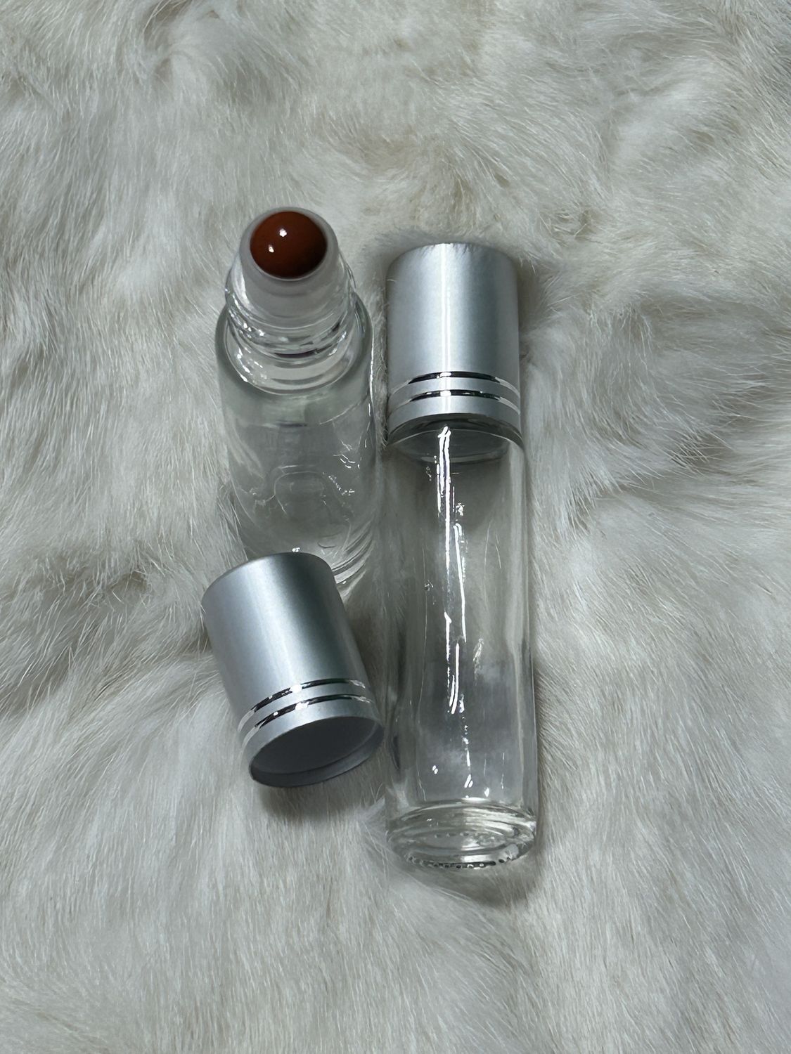 Crystal Roller Bottle, Attribute: Red Jasper