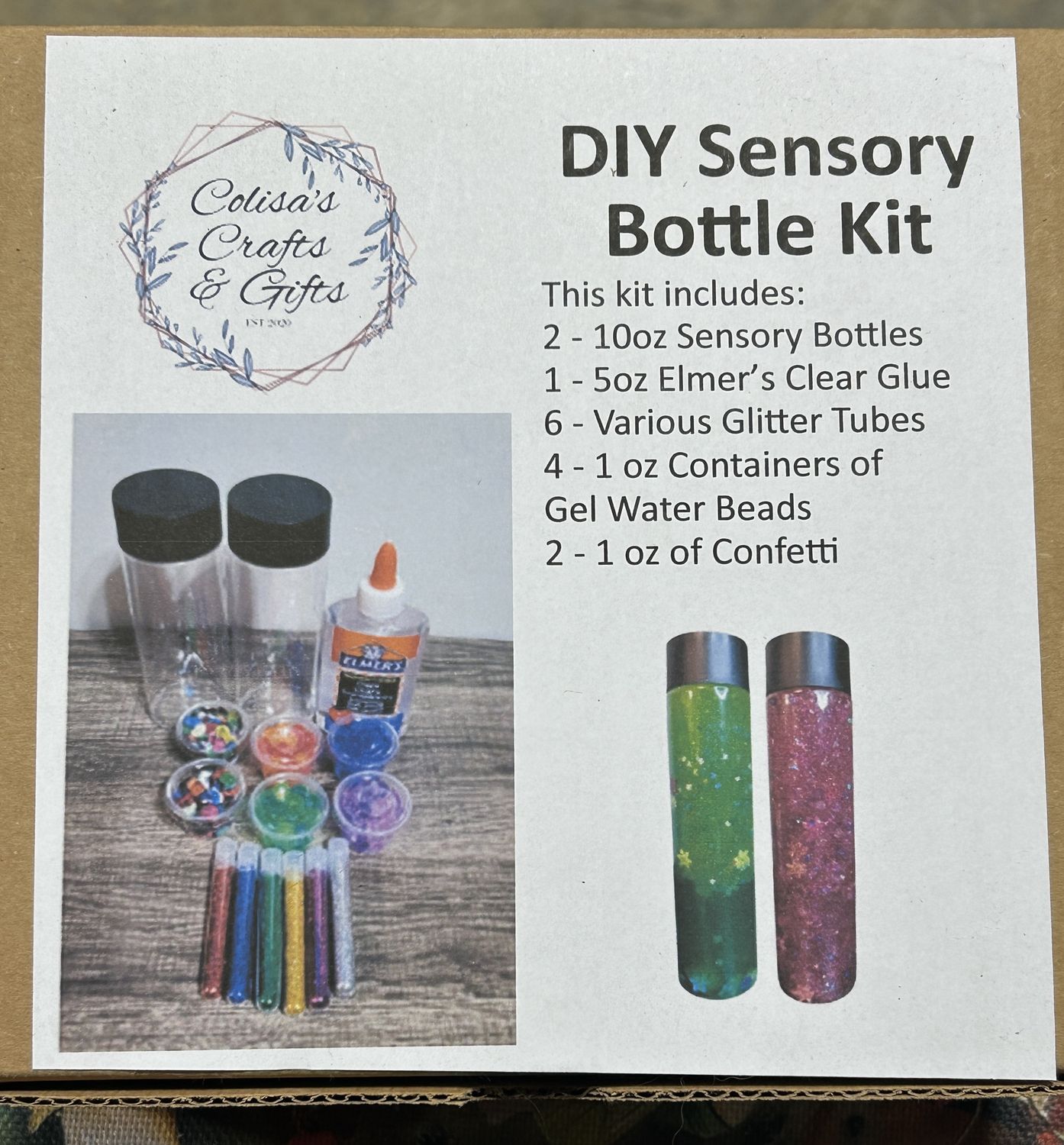 DIY Sensory Bottle Kit