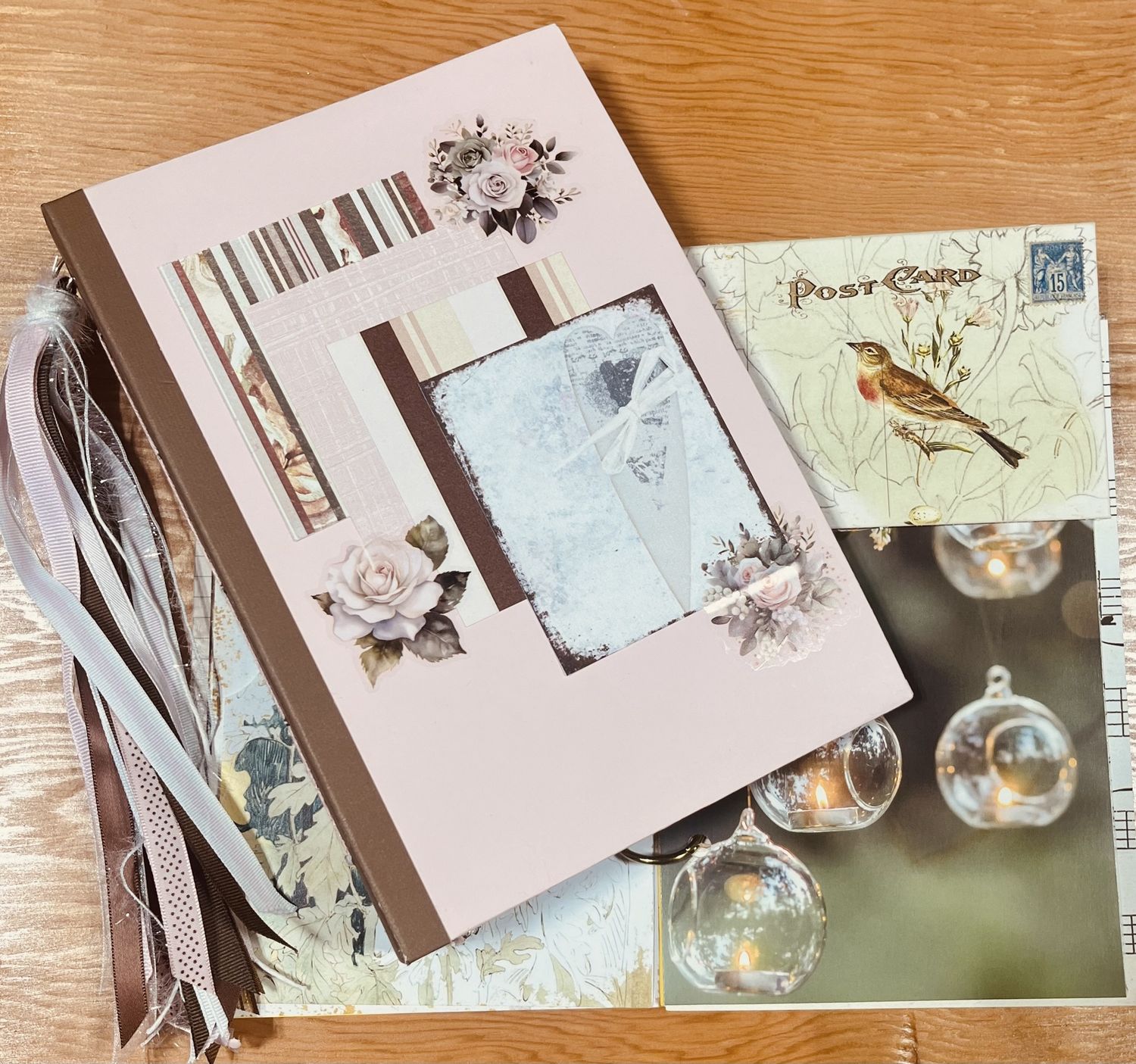 2 Signature Journal, design: Pink &amp; Brown