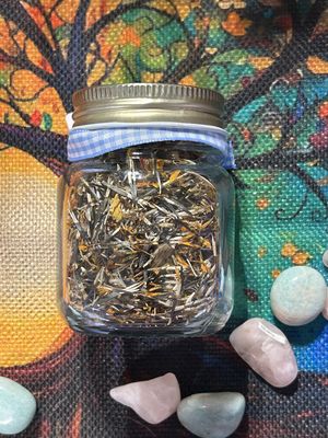 Marigold Seed Mix jar