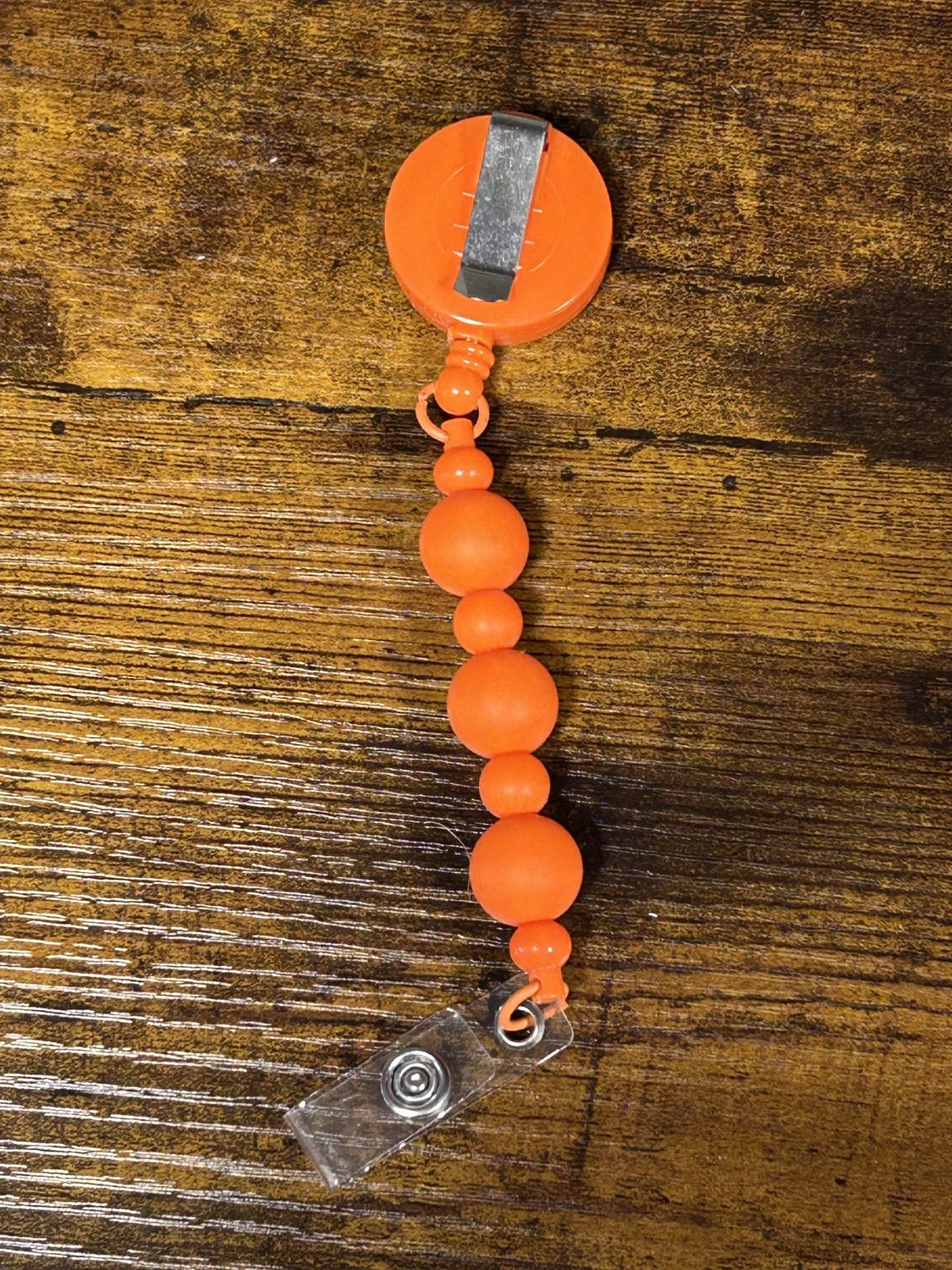 Badge Clip, Colour: Orange