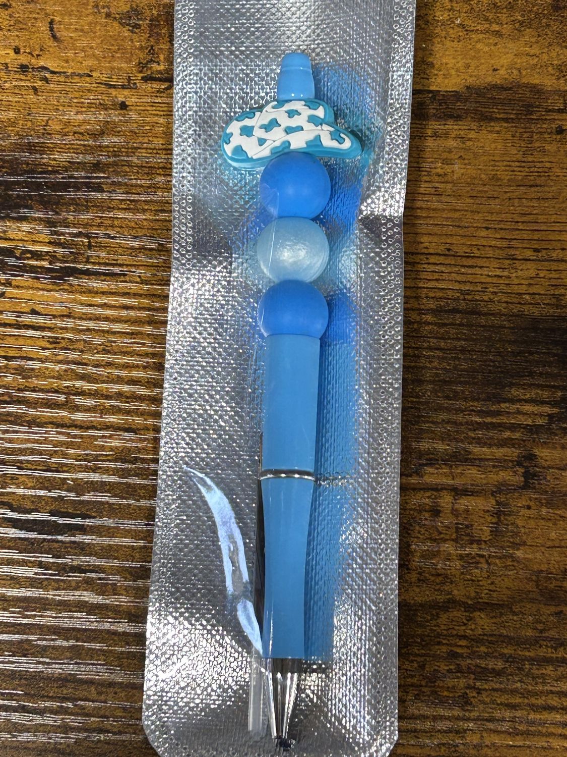 Pen, design: Blue Cowboy hat
