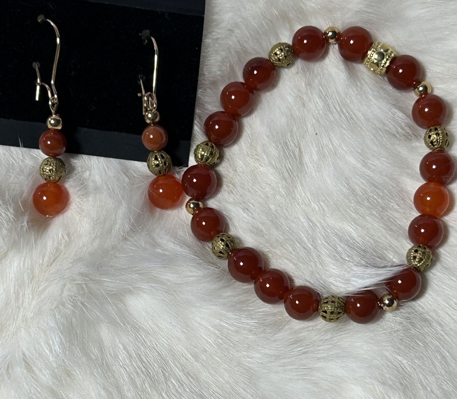 Earring &amp; Bracelet set, design: 001