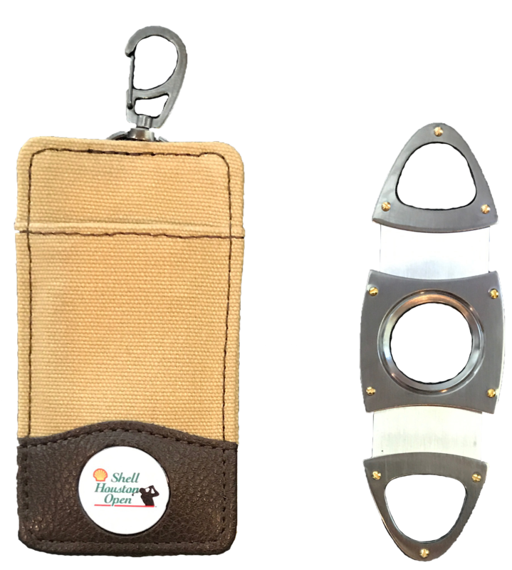 Shell Houston Open Cigar Cutter &amp; Case