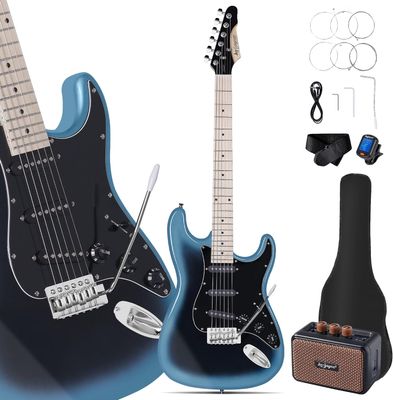 Electric Guitar Starter Kit - Blue Black 5W