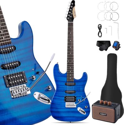 Electric Guitar Starter Kit - Blue Flame 5W