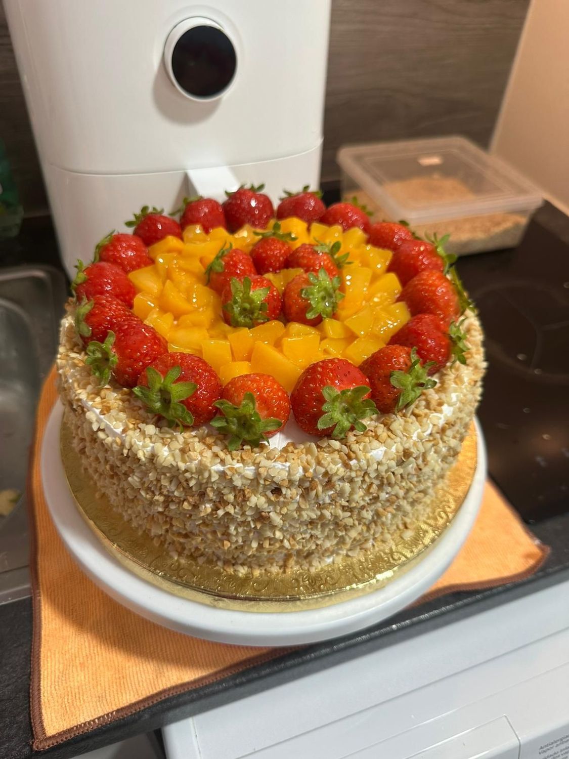 Tarta delicia de frutas