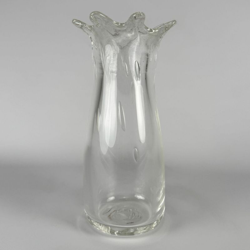 Clear Geyser Vase