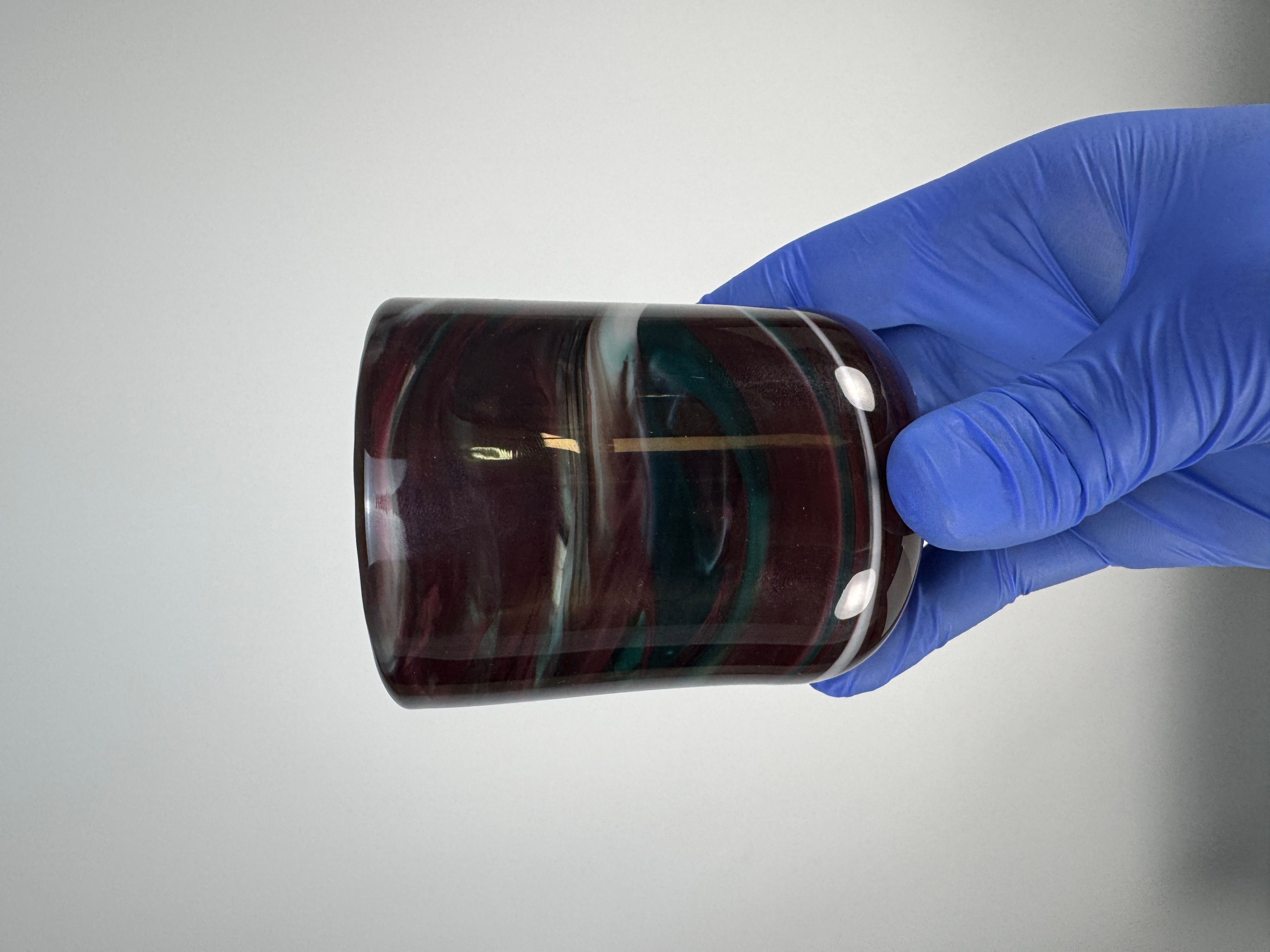 Color Flow Cup - Dark Reds and Blues