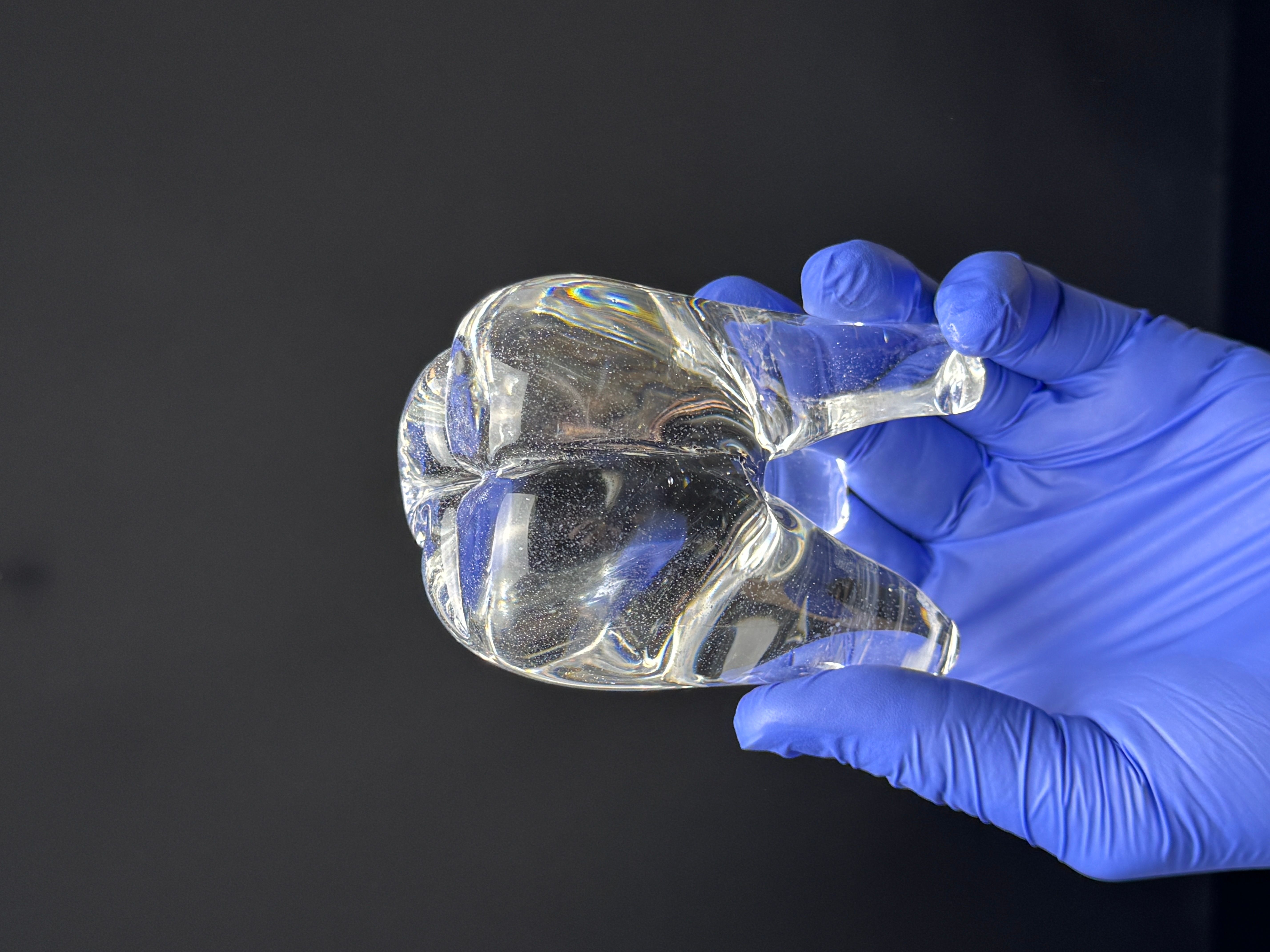 Medium Glass Tooth - Clear