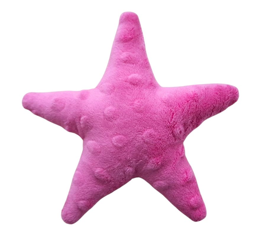 Gwiazdka Migotka Różowa - pluszowa gwiazdka z piszczałką