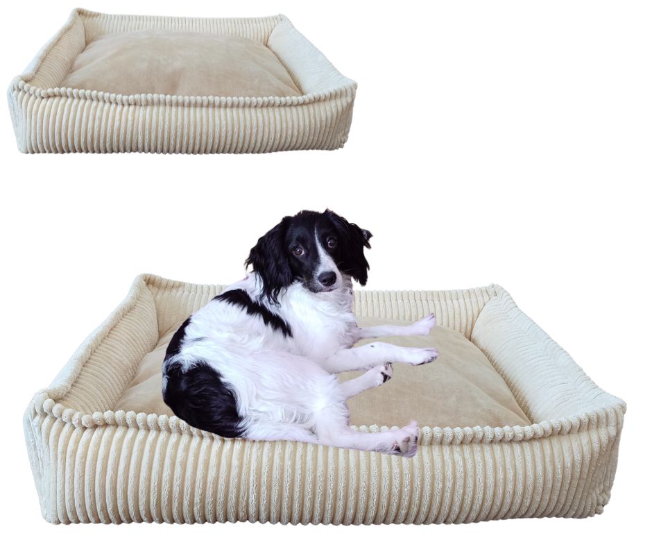 Legowisko, kanapa dla Psa/Kota z wyjmowaną poduszką - Sereno M Beżowe