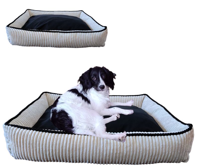 Legowisko, kanapa dla Psa/Kota z wyjmowaną poduszką - Sereno M Jasno Szary