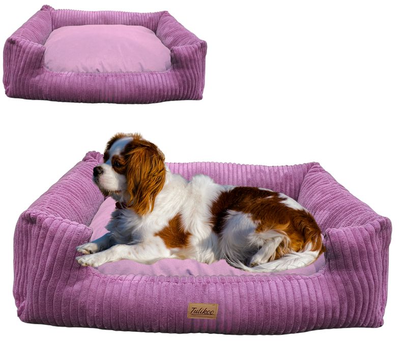 Legowisko, kanapa dla Psa/Kota z wyjmowaną poduszką - Pufello S Brudny róż