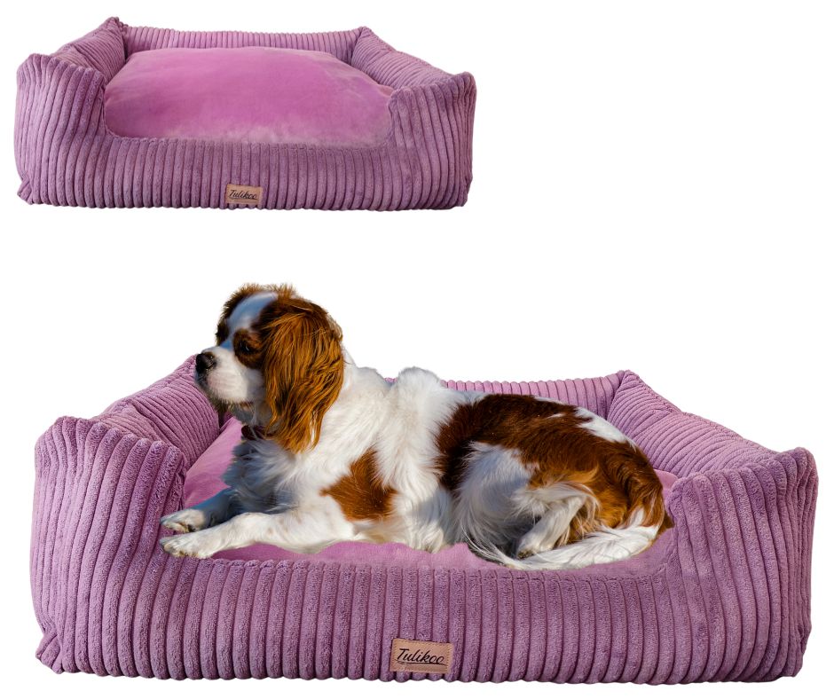 Legowisko, kanapa dla Psa/Kota z wyjmowaną poduszką - Pufello S Brudny Róż