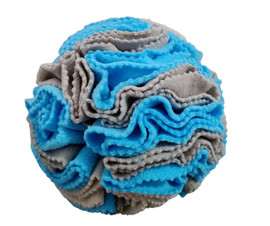 Kula węchowa zabawka węchowa dla psa 15 cm Niebieski/Szary