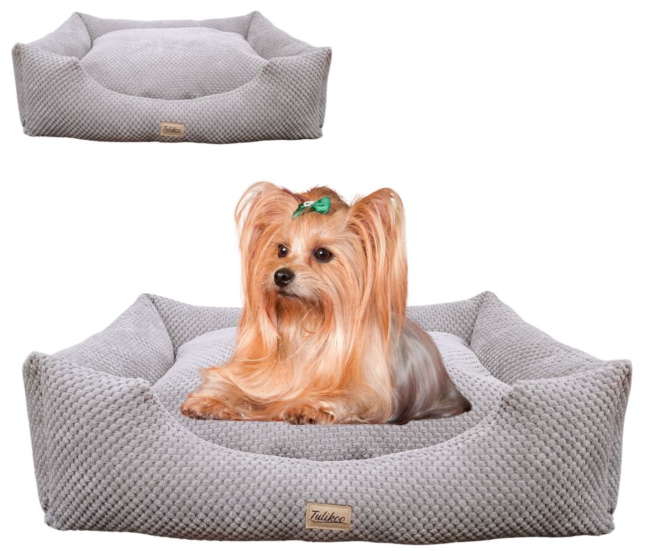 Legowisko kanapa dla Psa z wyjmowaną poduszką - Rosano S Szary