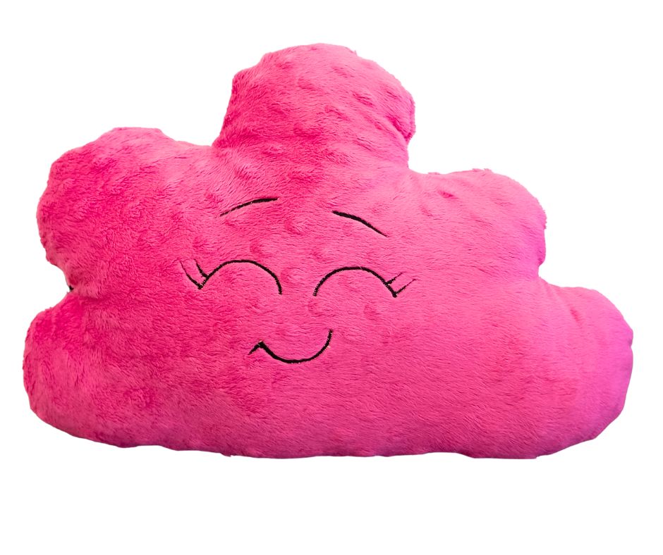 Poduszka dekoracyjna Chmurka Różowa Minky