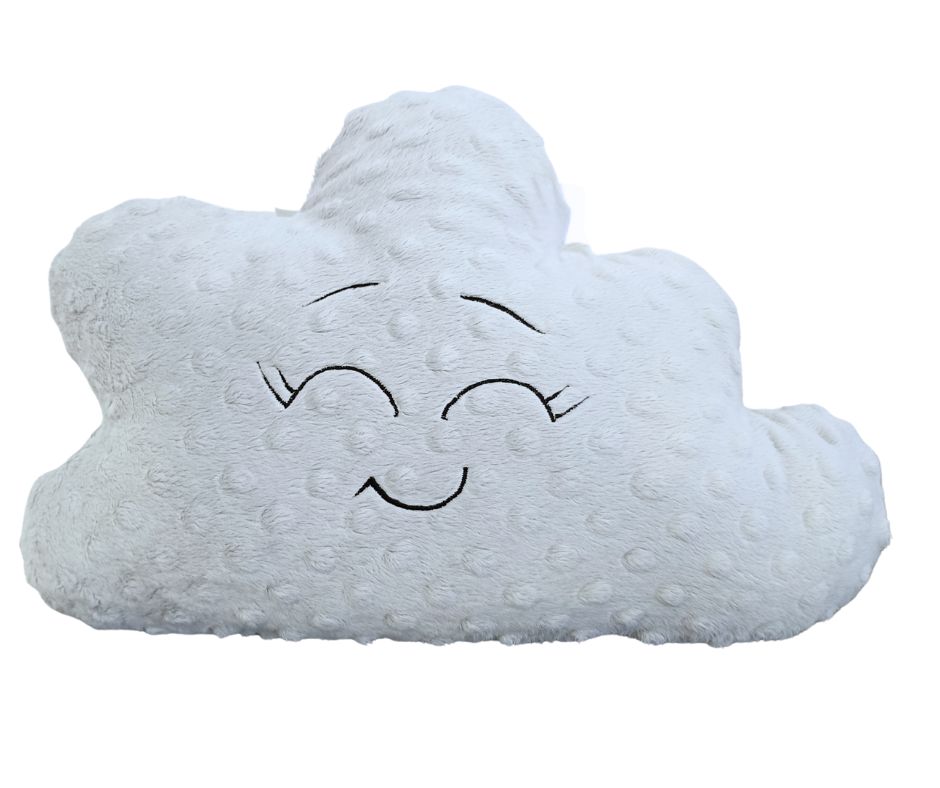 Poduszka dekoracyjna Chmurka Jasno Szary Minky