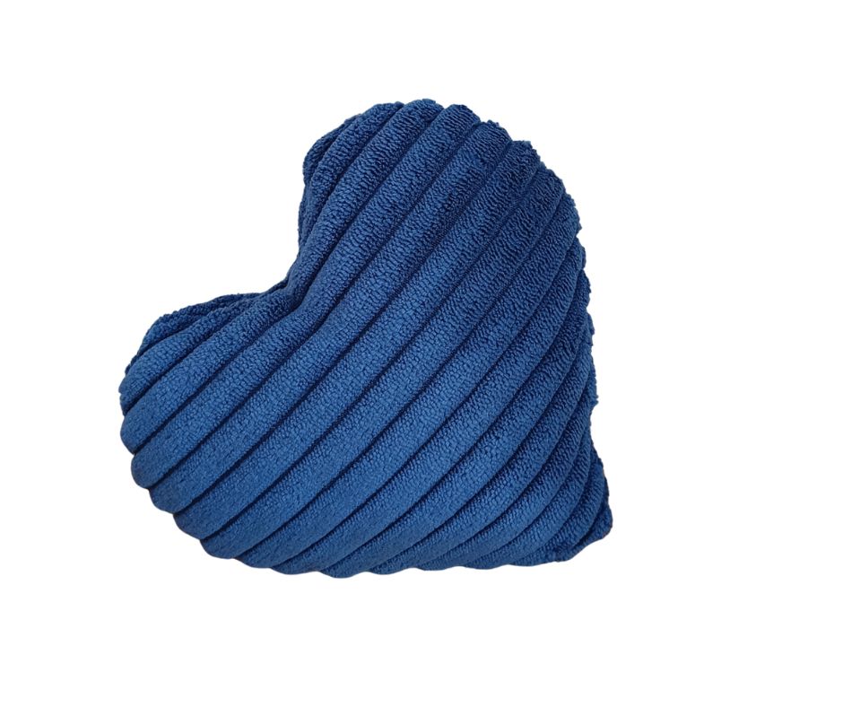 Zabawka z piszczałką dla psa Serce Niebieski