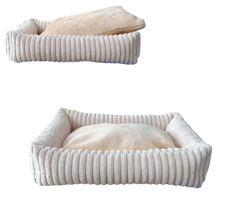 Posłanie legowisko kanapa dla Świnki Morskiej Fretki Szczura 32x25cm Ecru