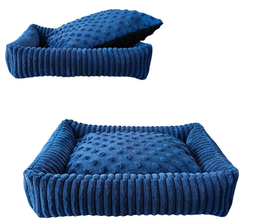 Posłanie legowisko dla Świnki Morskiej Fretki Szczura 32x25cm Niebieski