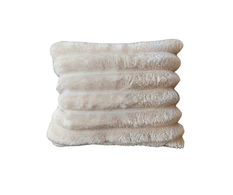 Miękka pluszowa poduszka dla psa do legowiska zabawy Ecru/Beż