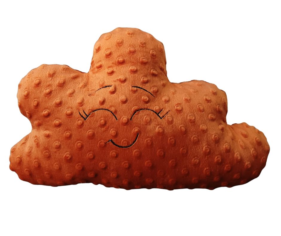 Poduszka dekoracyjna Chmurka Rudy Minky Prezent Roczek Chrzciny