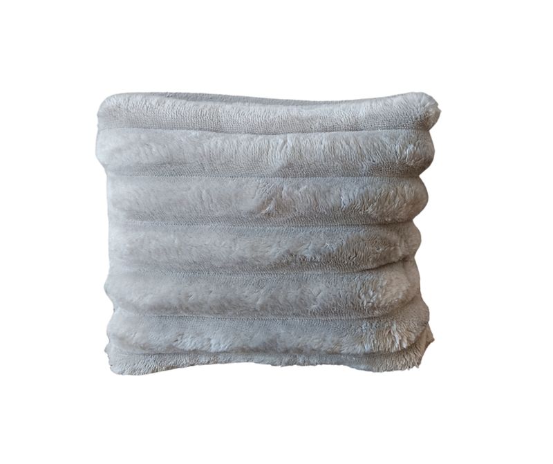 Miękka pluszowa poduszka dla psa do legowiska zabawy Jasno Szary