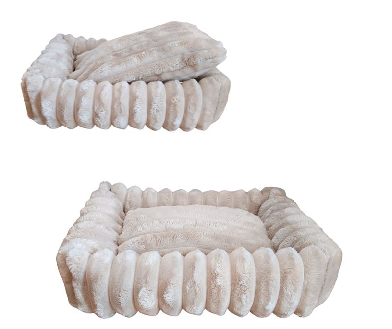 Miękkie Posłanie legowisko dla Świnki Morskiej Fretki 32x25cm Ecru Premium