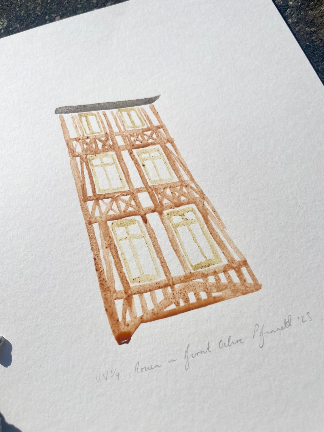 Rouen in Burnt Ochre