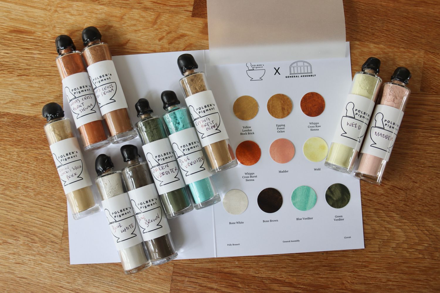 POLBEN's Pigment X General Assembly Layers of London Pigment Set