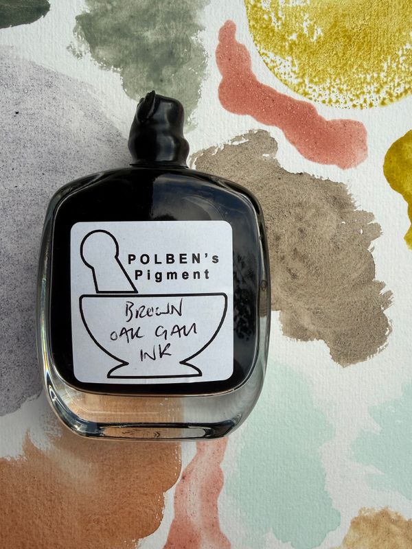POLBEN's Pigment Brown Oak Gall Ink (50ml)