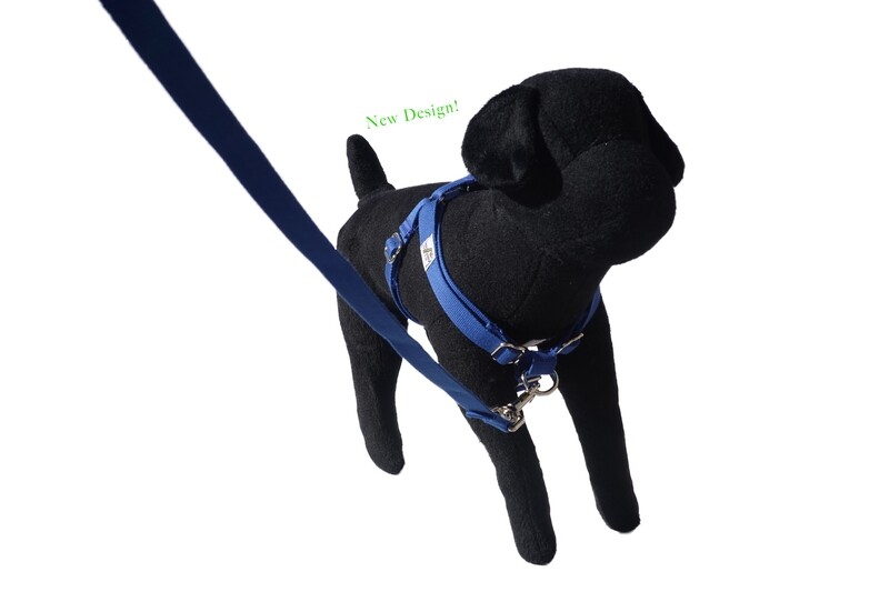 Eco-Friendly Bamboo &#39;Dual Clip&#39; Step-In Dog Harness - Twilight