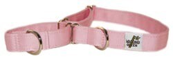 Eco Friendly Bamboo Single Layer Martingale Dog Collar - Seashell