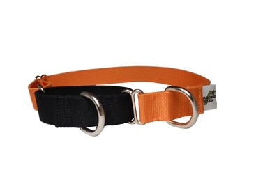 Eco Friendly Bamboo Single Layer Martingale Dog Collar - Spooky