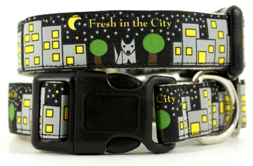 Eco Friendly Bamboo Saving The Earth Series Dog Collars - Fresh in the City