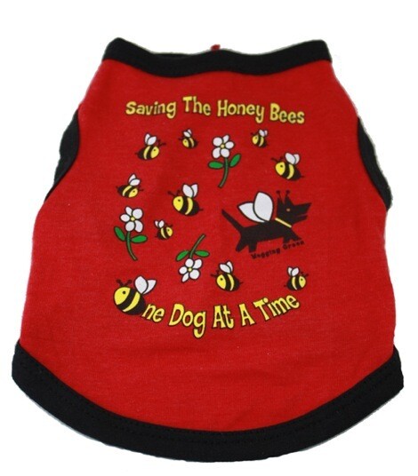 Eco Friendly Bamboo Saving The Earth Series Dog T-Shirt - Honey Bee