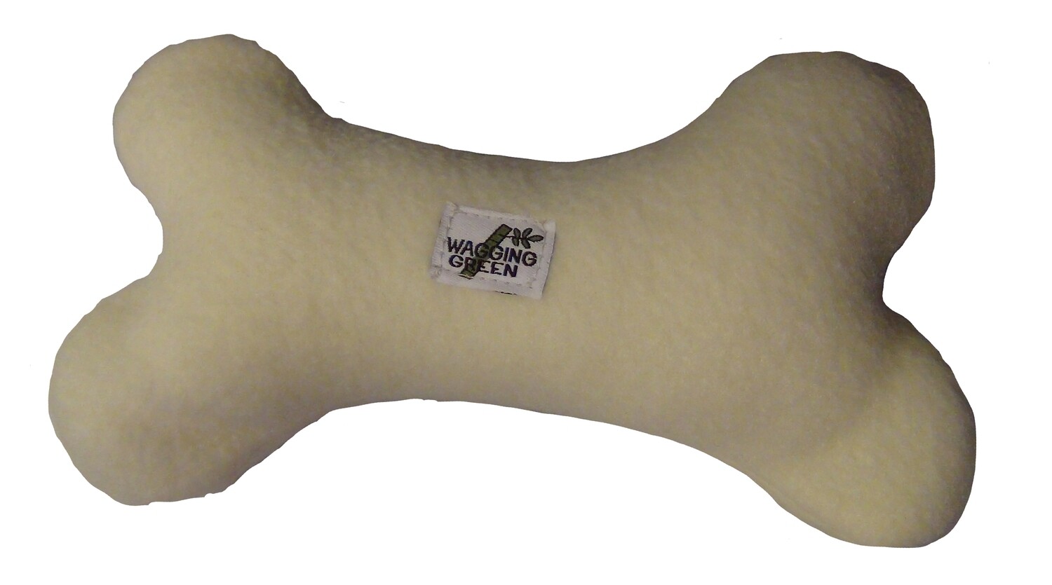 Eco Friendly Fleece Bone - White